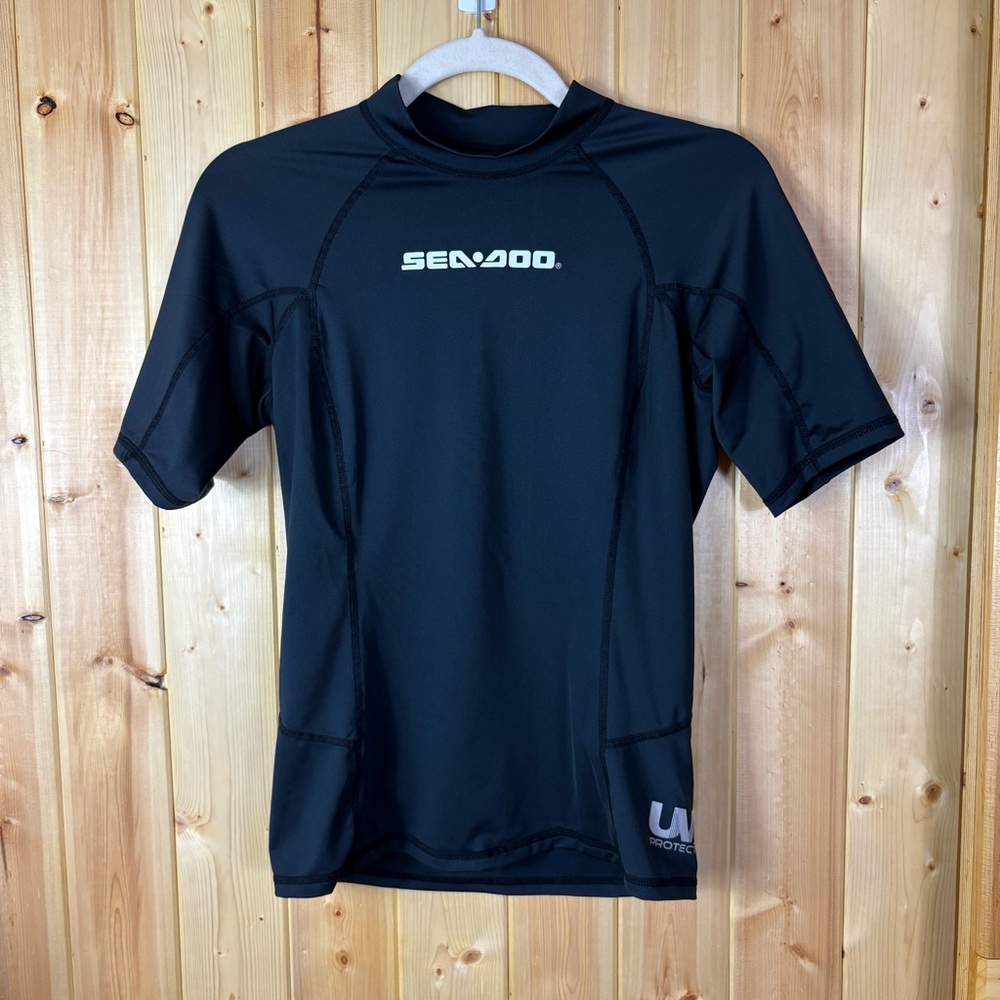 Sea-Doo Women's Signature Short Sleeve Rashguard Medium UV 50